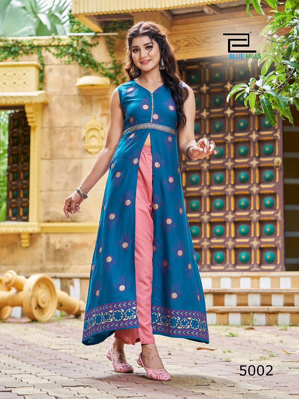 Blue Hills Summer Season 5Stylish Fancy Party Wear Kurti Collection